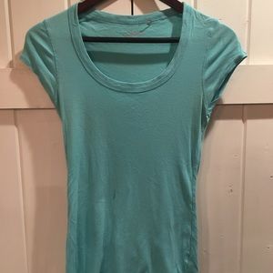 Caslon cotton tee teal